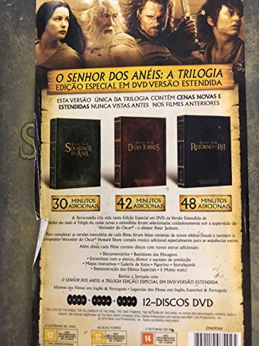 Box Dvd: O Senhor Dos Anéis: A Trilogia Versão Estendida