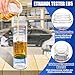 Windspeed 2 Pack e85 Ethanol Tester Bottle, E85 Fuel Gasoline Octane Level Tester with Wide Mouth and Bold Markings Design, Clear Results in Minutes