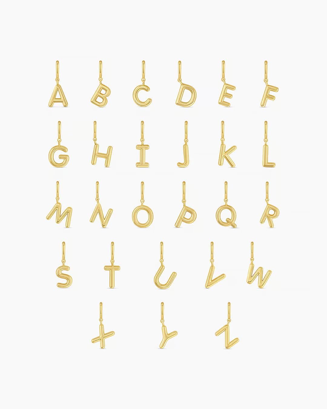gorjana - Alphabet Helium Parker Charm - 18k Gold-Plated Finish - Initial Design Charm - Hinge Closure - Lightweight and Comfortable - Image 5