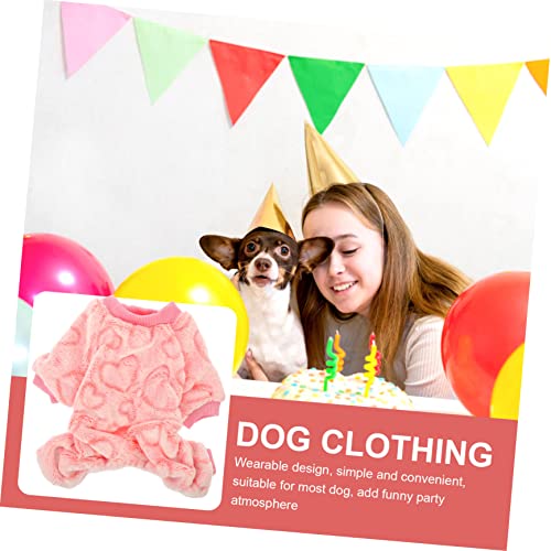 Mipcase 3 Pçs Cães Resistentes Ao Desgaste Roupas Fofas Acessórios Roupas Macacão Para Inverno Camis