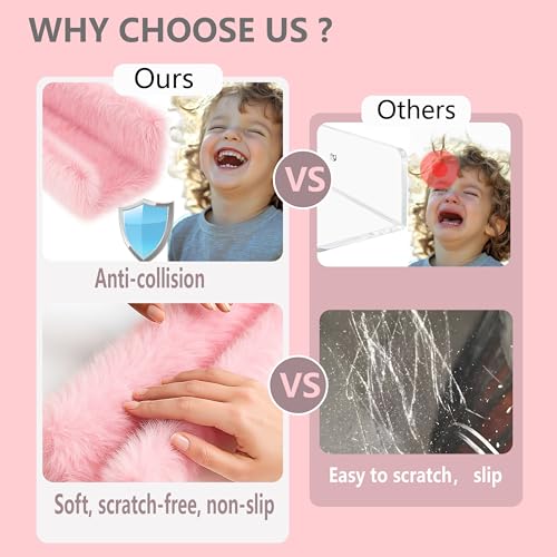 Image of 1PC Plush Bookshelf for Kids, Soft Hanging Wall Book Display Shelf | Nursery Floating Book Organizer, Easy Mount Soft Storage Shelf, Pink