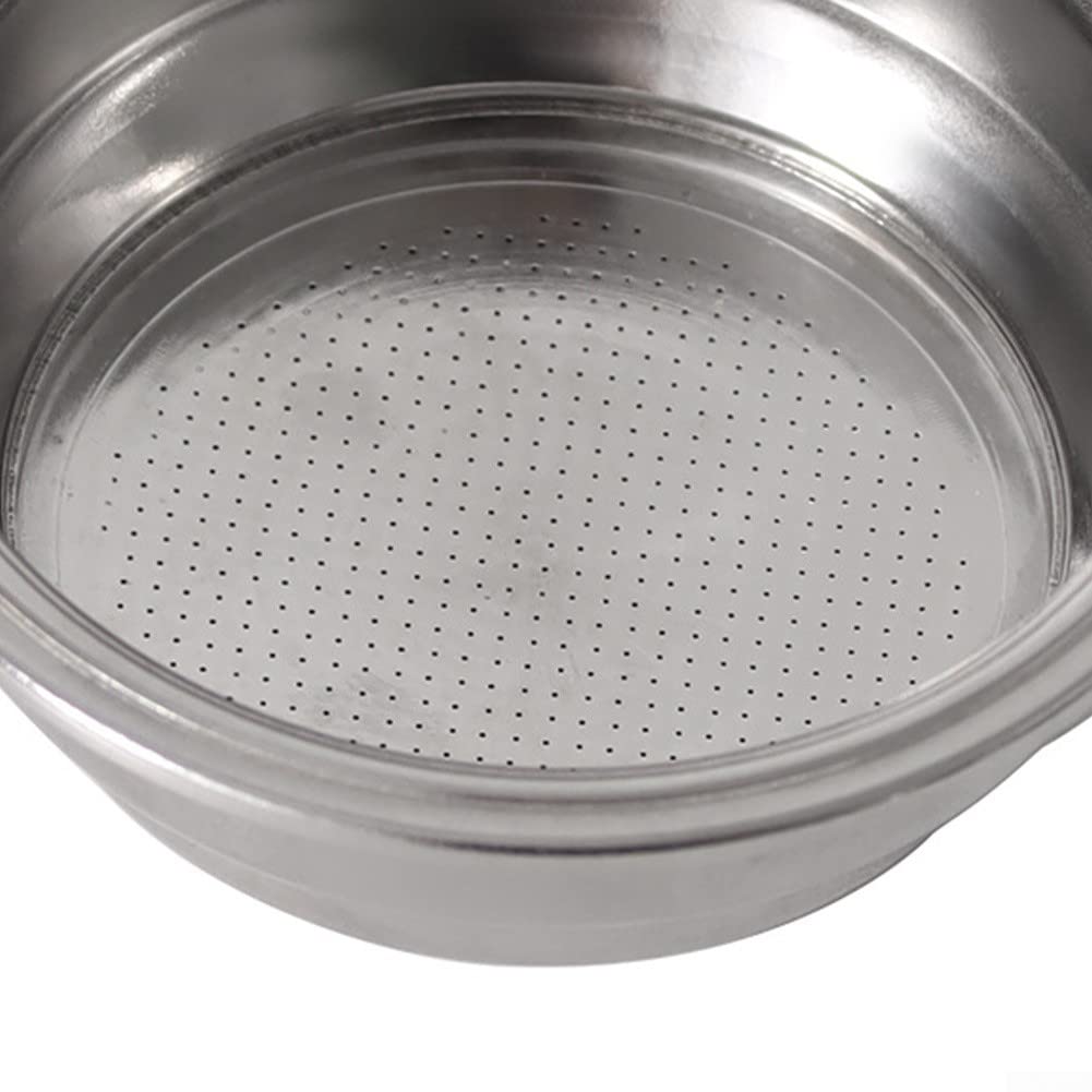 58mm 2 Cup Stainless Steel Pressurized Coffee Filter Basket Replacement Parts, As Picture Show - Image 4