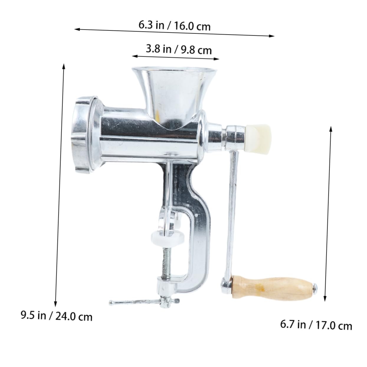 Amosfun Picadora De Carne Embutidora Herramienta Aluminio Máquina Multifunción