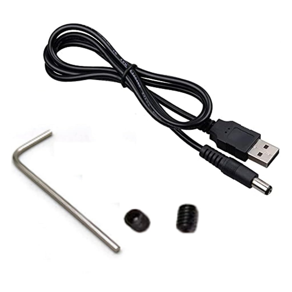 KYBERS Light Saber Accessory Kit, Includes 1 USB to DC 5.5x2.1 Charging Cable, 1 Allen Key and 2 Screws for Fixing Blade