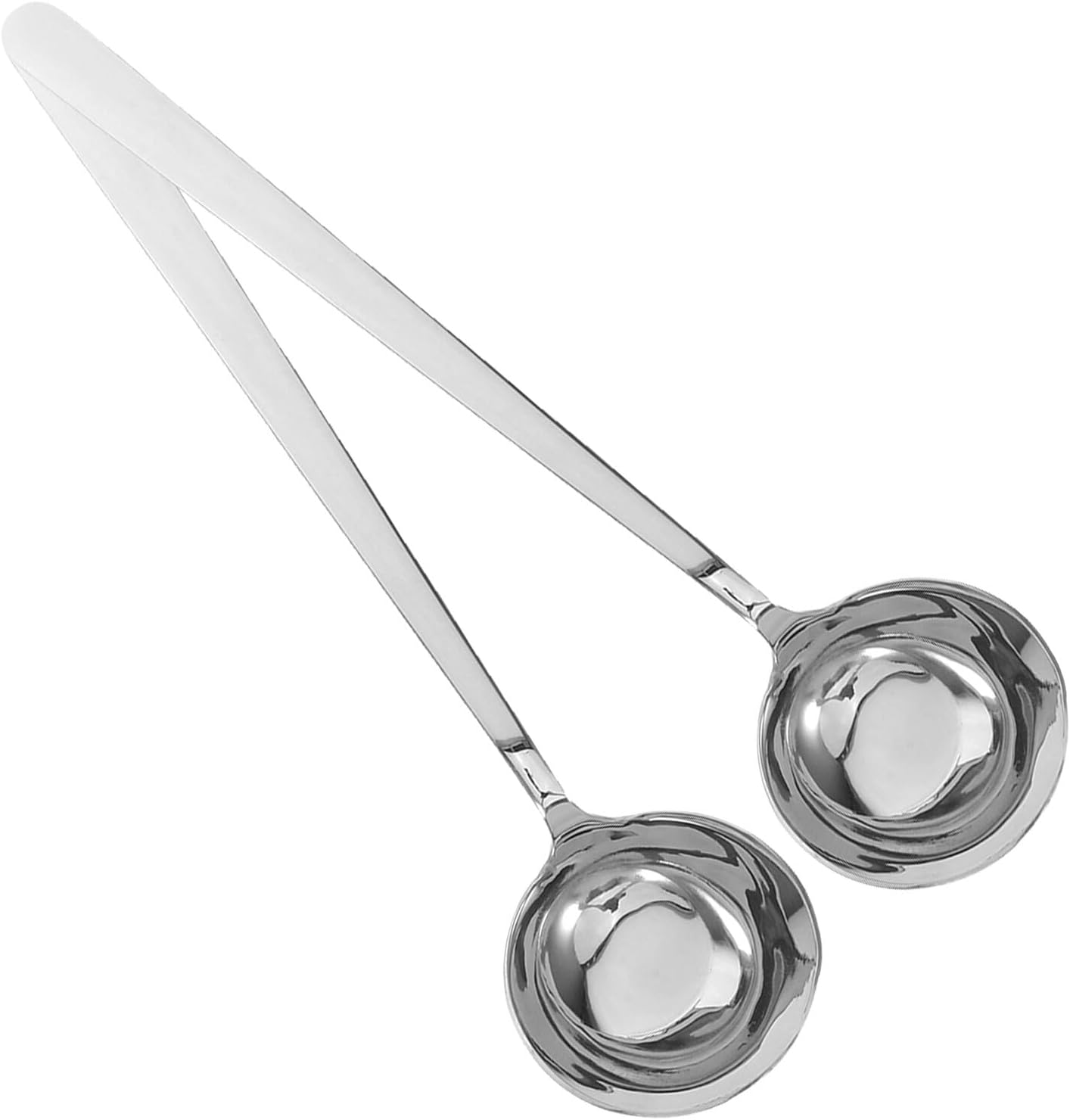 2 Piece Stainless Steel Soup Ladle Set for Restaurants