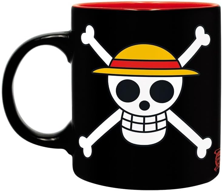 Miniatura 3 de ABYSTYLE El juego de regalo de One Piece Monkey D. Luffy Red incluye taza de 11 onzas, cuaderno de tapa dura y llavero de anime manga accesorios