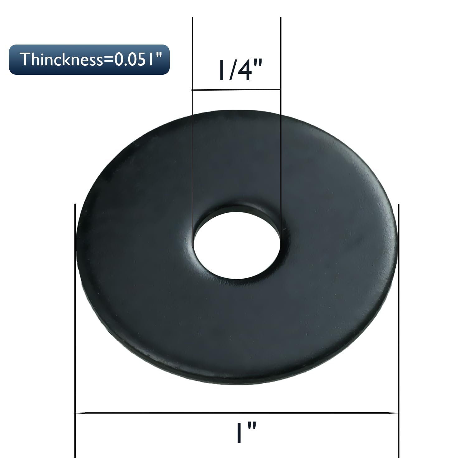 Stainless Steel Fender Washers - 50 Pack -4 Stainless Steel Fender Washers - 50 Pack -4