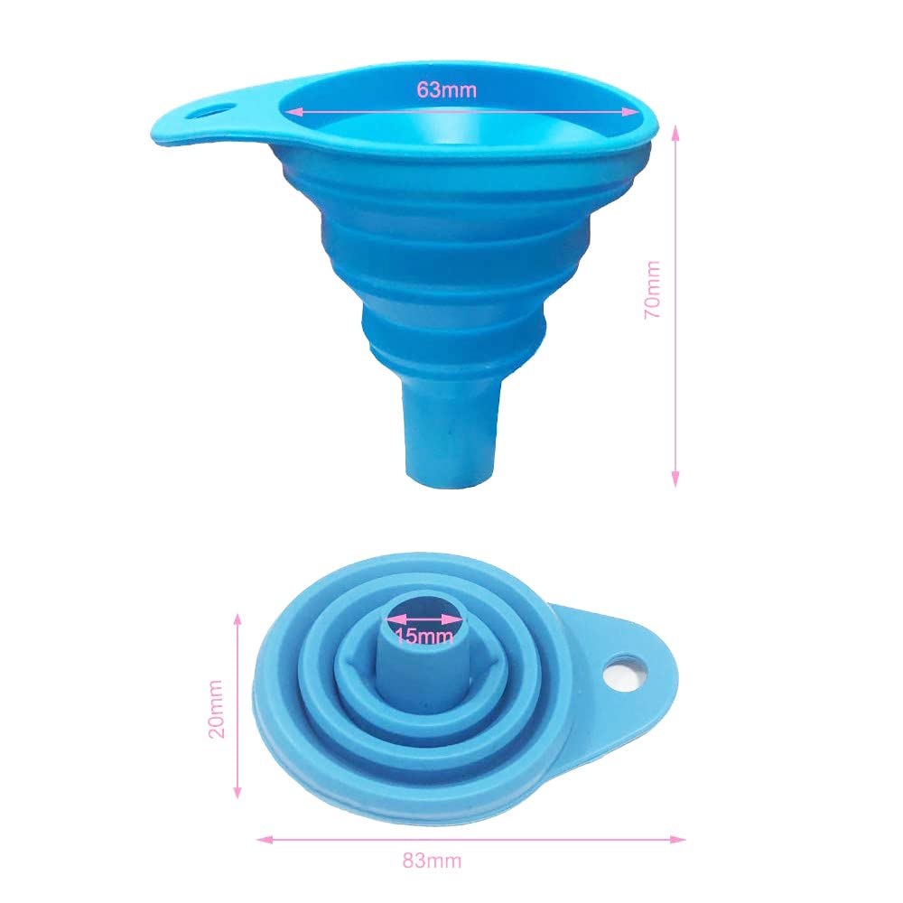 3D Printer Resin Filter Silicone Funnel Strainer KitFor Anycuibic Photon Mono X6ks Photon M3/M3 Plus Mono 2 Elego Saturn2 8K SLA DLP 3D Printer Filament