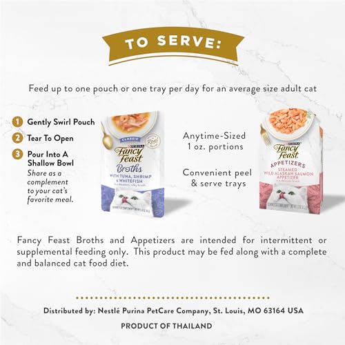 Purina Fancy Feast Appetizers and Broths Variety Pack (2 Pack) 24 Count - image 6