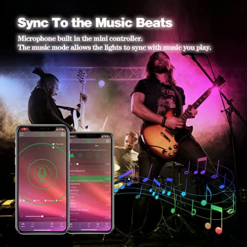 Kexu 65.6 Ft Led Lights For Bedroom Led Strip Lights Led Light Strips With App Music Sync Lights For Bedroom Led Lights For Room Decoration #TOP3