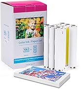 Ersatz für Canon Selphy CP1300 CP1500 KP-108IN Fotopapier 3115B001(AA