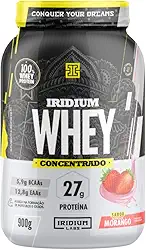 Iridium Whey Concentrado (900G) - Sabor Morango, Iridium Labs