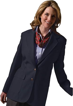 Ed Garments Womens Two Button Single Breasted Blazer