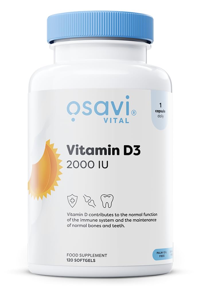 Osavi Vitamin D3 2000Iu Softgels 120 Softgels