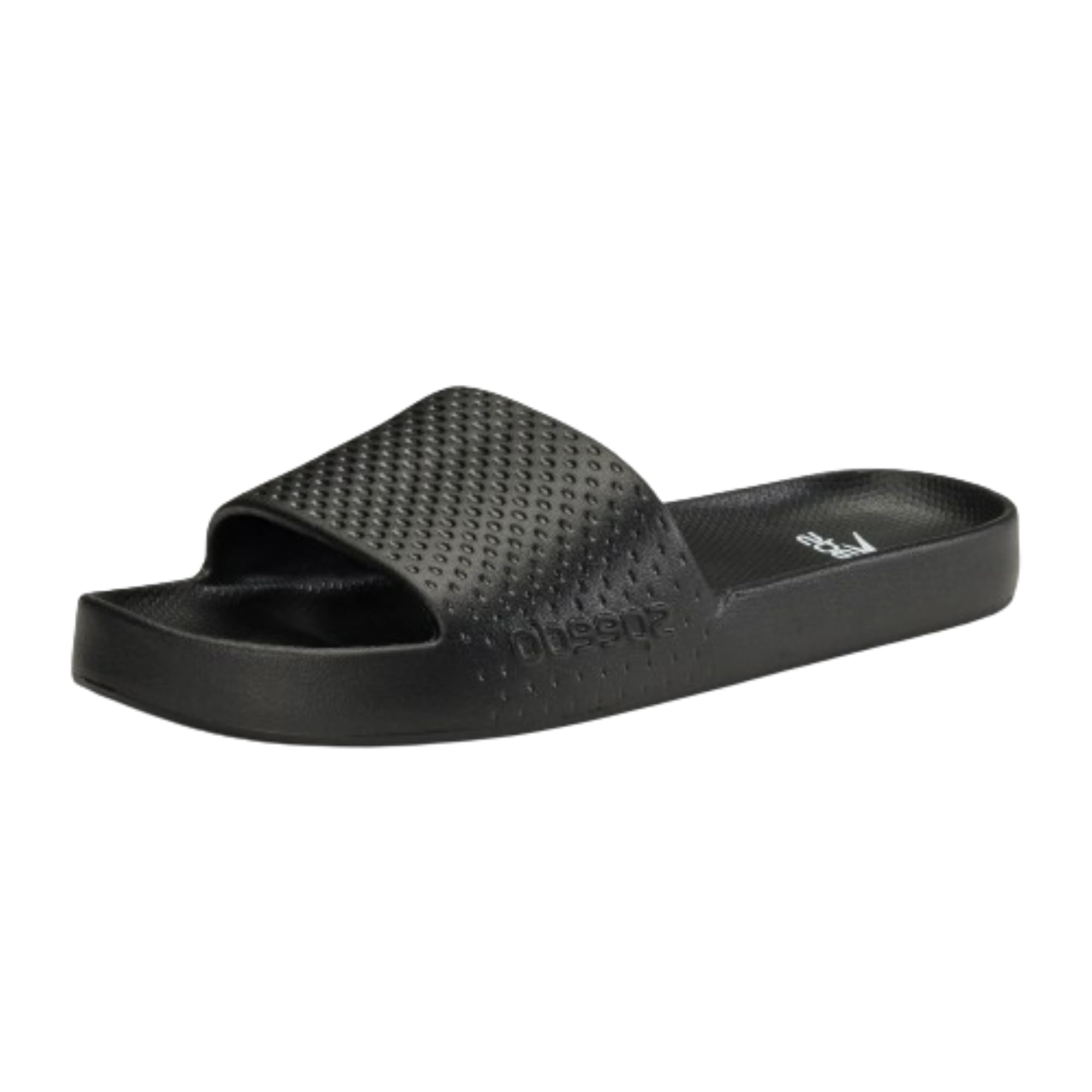 Speedo Women's ESential Slides | Pool Sliders | Beach Footwear, Pantone Black, 77