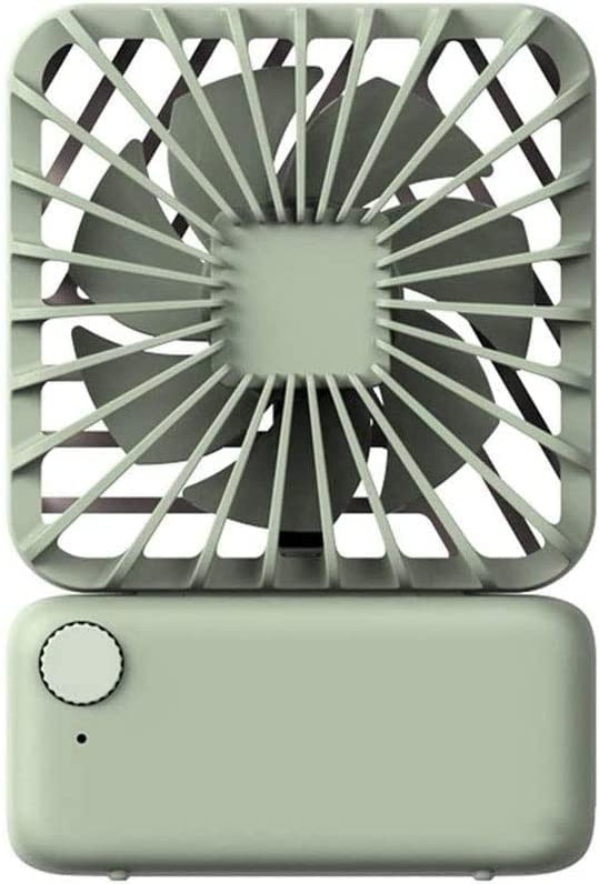 ARTSZY Ventilateurs de Fans personnels, Petit Fan Personnel, Mini USB Ventilateur en Plein air Petit Fan de Bureau, Bon for l'école de Bureau de Voyage à la Maison (Color : Green)