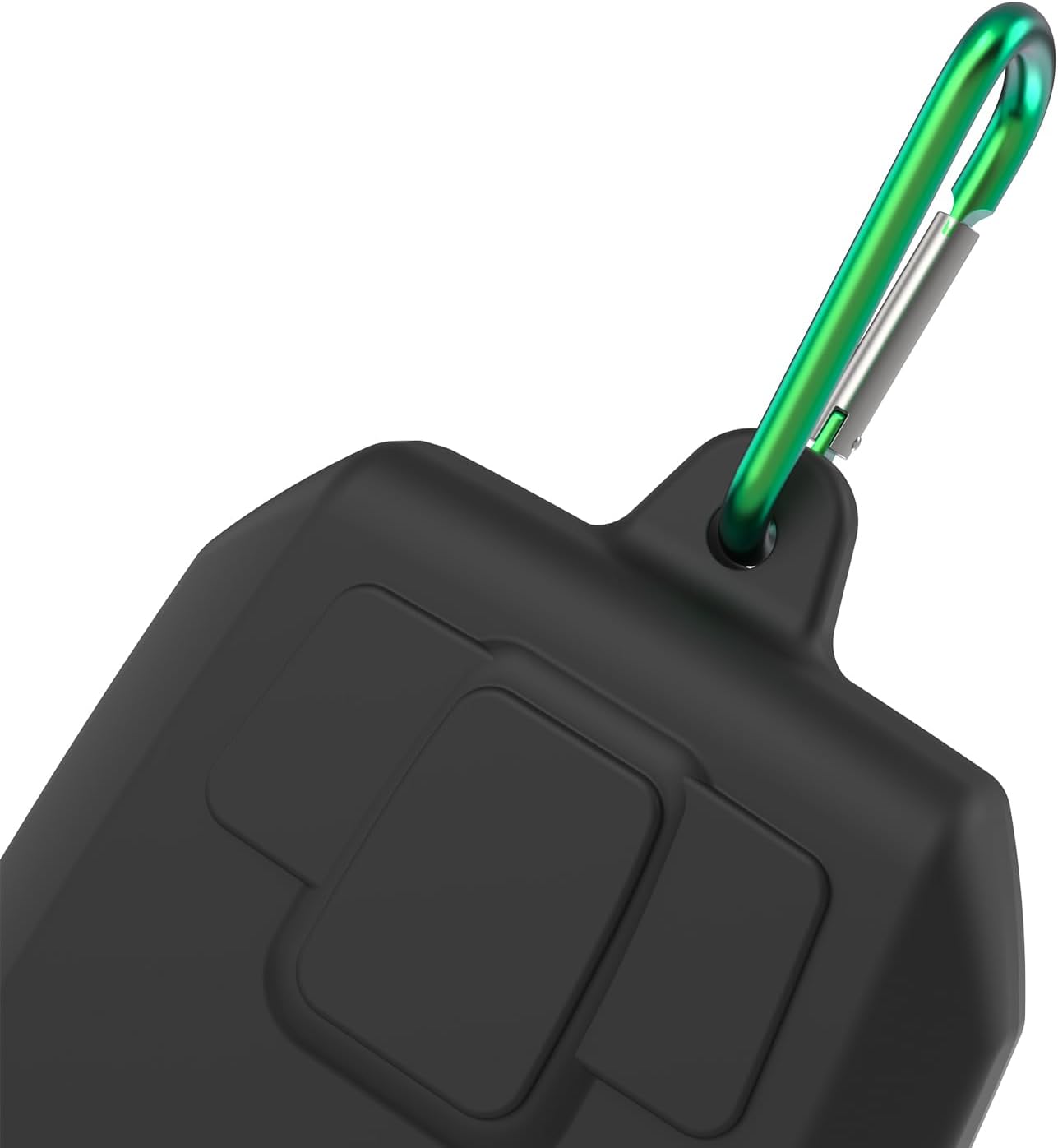 Silicone Protective Cover and Screen Cap for Garmin Striker 4 Fish Finder - Full-Body Protection Set with Carabiner, Black