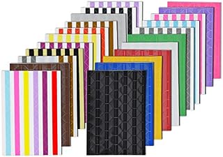 VIPbuy 2244 Pieces (22 Colors Assorted) Photo Corner Stickers for Photo Albums Scrapbook DIY Craft, 22 Sheets