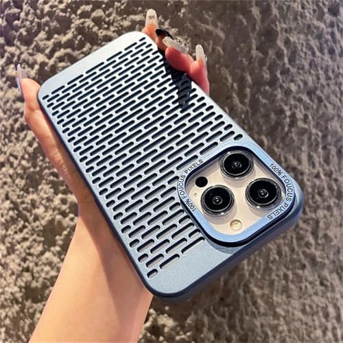 Étui de luxe iPhone 14 Pro anti-surchauffe coque rigide mate et respirante