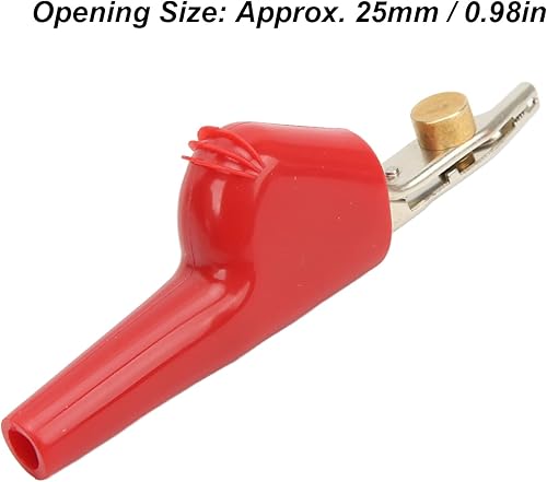 Miniatura 4 de Pinzas de cocodrilo de metal, abrazadera de clip de cocodrilo para conector surtido, abrazadera de batería eléctrica con aguja, pinzas de cocodrilo