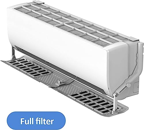 Déflecteur de climatisation rétractable et housse réglable à filtre complet