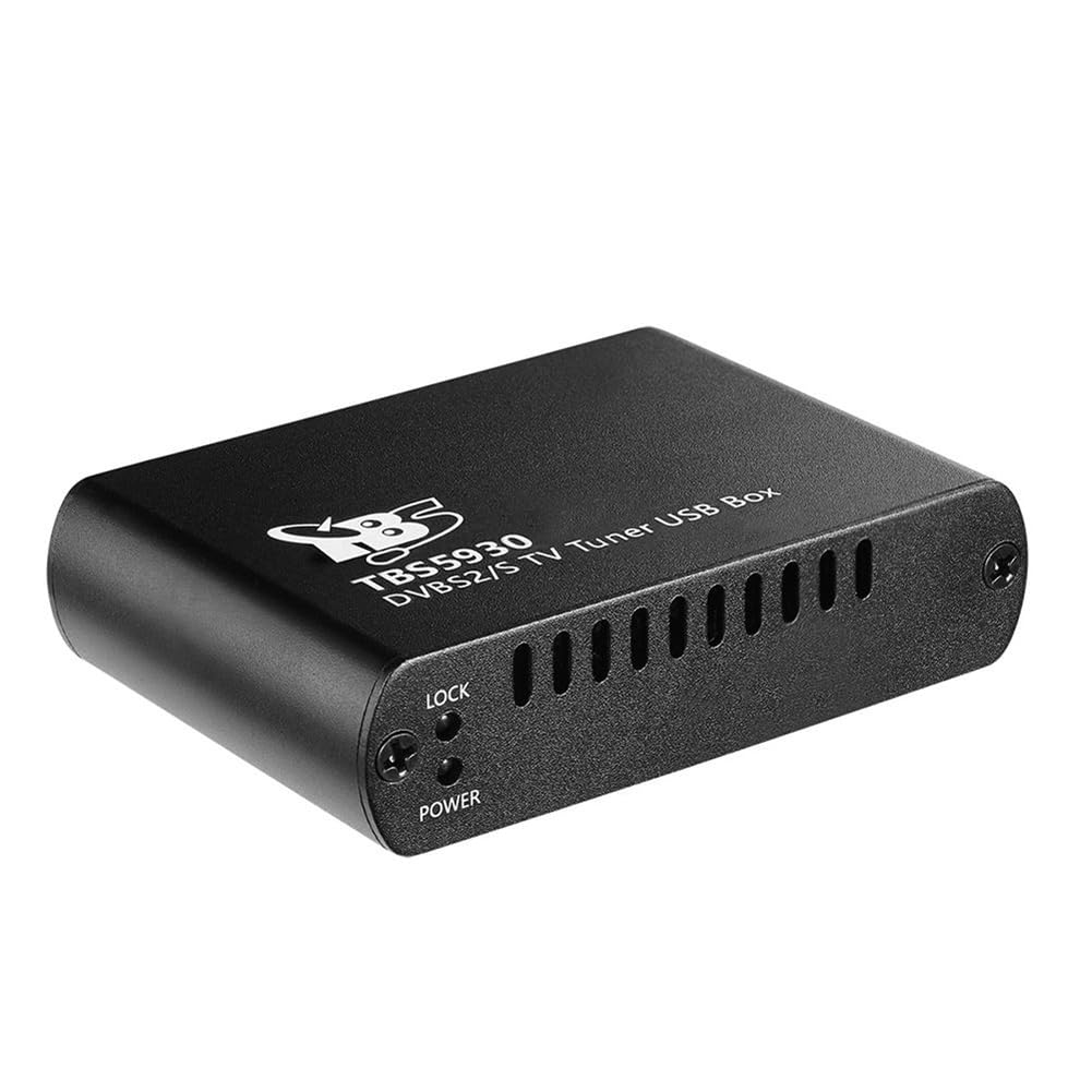 TBS5930 Sintonizador de TV USB DVB-S2X/S2/S Receptor de TV Satelital FTA/Transmisión 4K /Compatible con Sistemas Operativos Linux/