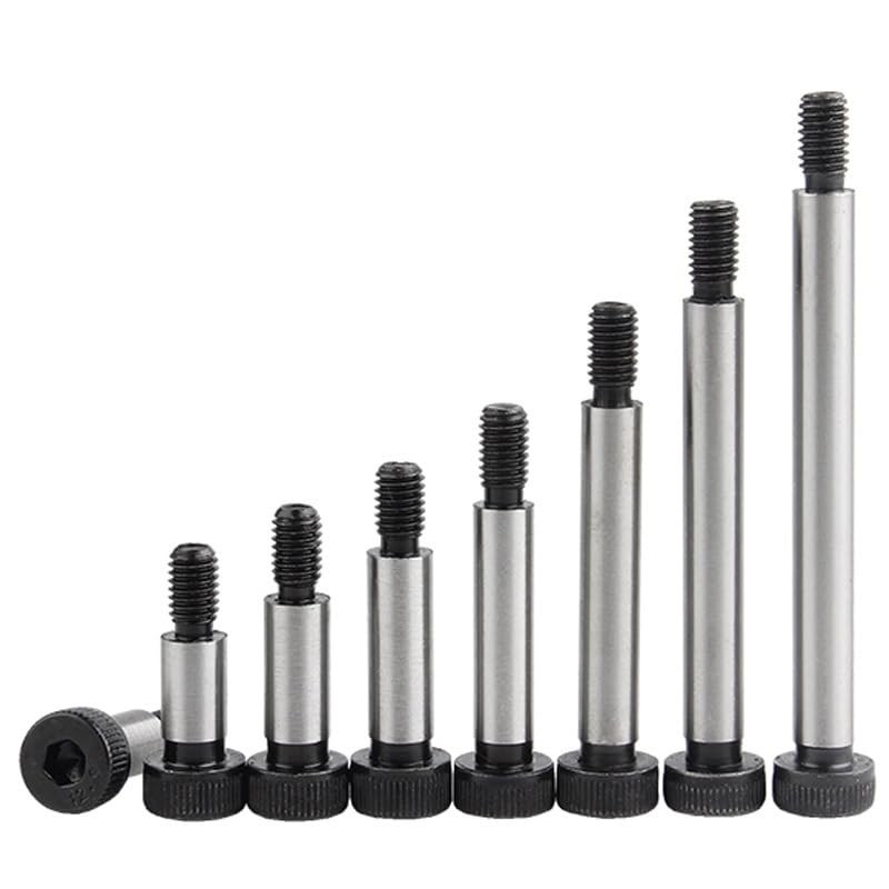 Tornillos de madera tornillos de orificio de bolsi 1pcs Hex Head Bolt Limit Screws Dia=Φ 6,8,10~25,Shoulder Bearing Bolt Shaft M5 M6 M8 M10~M20 Length 8~200mm 12.9 High Strength Steel(85mm (1Pcs)-M16