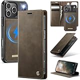 2025の最新 iPhone 17 Pro分離式ケース手帳型Magsafe対応とワイヤレス充電[RFIDブロッキング] 2in1分離式マグネット吸着車載取り外し自由カード収納 横置きスタンド機能スマホカバー【MYH】アイホン17プロ人気おしゃれ耐汚れ 衝撃吸収便利 防塵 傷つけ防止 全面保護ケース(ブラウン)