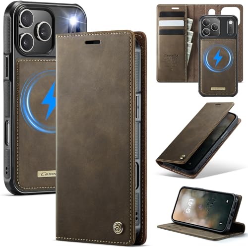 Étui portefeuille iPhone 17 Pro magnétique amovible protection 360 RFID
