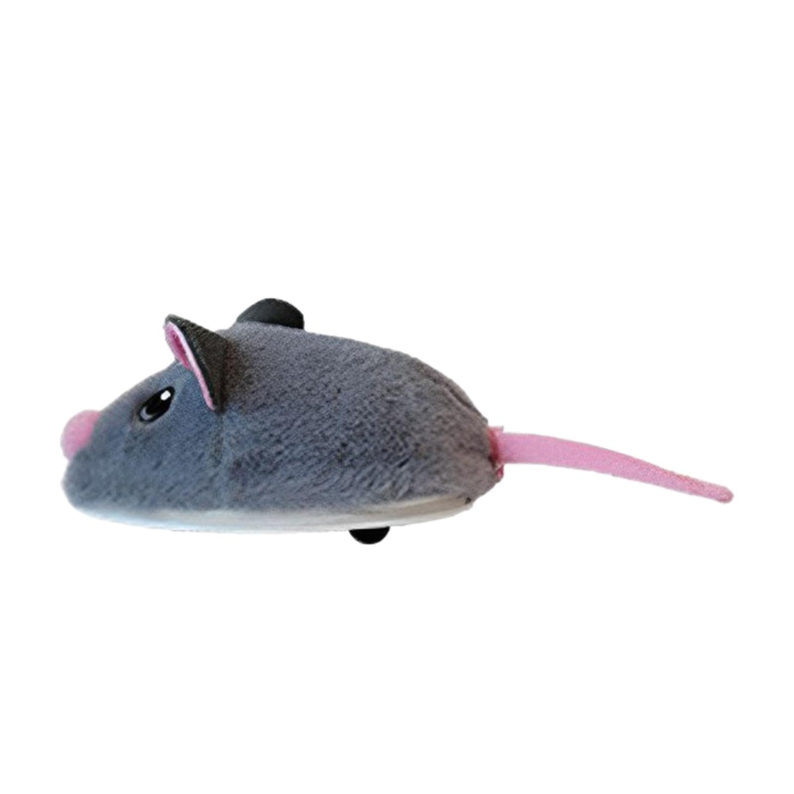 Lot de 5 souris électriques interactives pour chats d'intérieur Gris