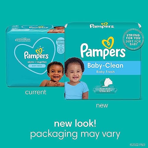 Baby Wipes, Pampers Baby Fresh Scented Baby Diaper Wipes 10X Pop-Top Packs, 800 Total Wipes (Packaging May Vary) #TOP1
