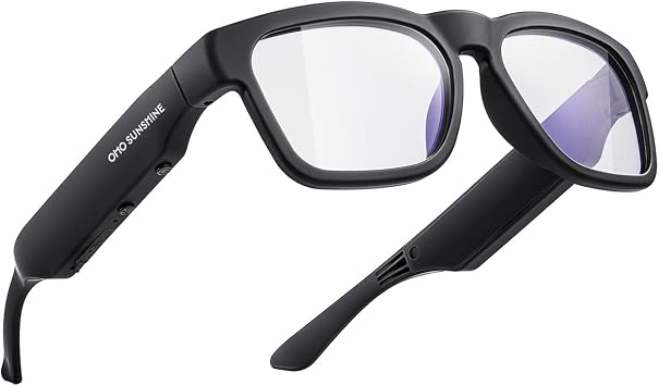 OhO AI Smart Glasses, 32GB Z87.1 Audio OpenEar Audio Bluetooth Sunglasses