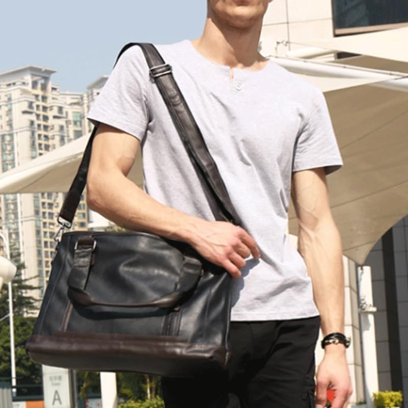 Business commuting Men's Handbag Cross Shoulder Crossbody Bag Business Briefcase Daily routine image 2