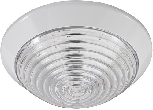 Bright Star Lighting Polycarbonate Bulkhead with Opal Clear Cover, White