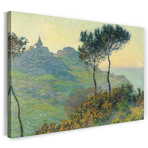 Tableau Monet Église de Varengeville impression sur toile pour vibrer d'art