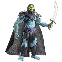 Masters of the Universe- He-Man and The Masters of the Universe Personaggio Skeletor Snodato da Collezione con Accessorio, Giocattolo per Bambini 4+ Anni, HBL67