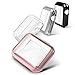 [4 Packs] Simpeak Screen Protector Cover Case for Apple Watch 38mm, All Around Soft TPU Clear Touch Screen Bumper Cover Case for 38mm Apple Watch Series 2/3, Clear, Rose Gold, Silver, Black