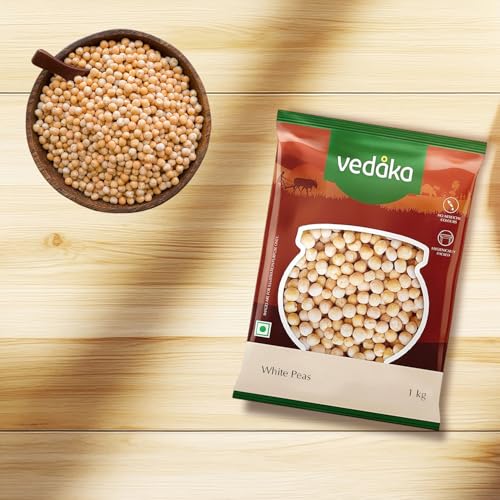 Image of Amazon Brand - Vedaka Premium White Peas, 1kg