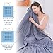 BOV Premium Queen Size Cooling Blanket for Hot Sleepers, Ultra Cold Summer Cooling Comforter, Double-Sided Ice Blanket for Bed, Sofa, Lightweight Breathable, Machine Washable (Blue, 86