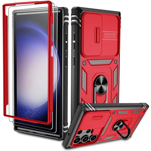 Kompatibel mit Samsung Galaxy Hülle, Eingebetteter Ständer Militärgrad Schutzhülle Handyhülle Starke Stoßfestigkeit Samsung Schutzhülle Samsung Galaxy case Cover