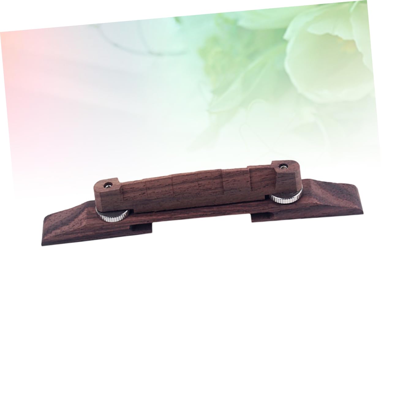 VICASKY 3 Piezas puente de guitarra para bajo puente de rodillos de guitarra puente de bajo Puente de guitarra con puente de guitarra de palisandro De madera Brown