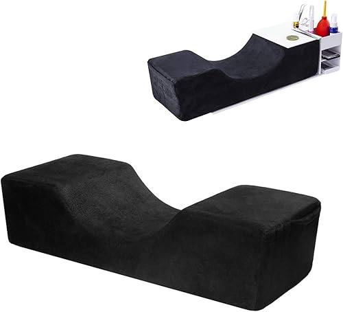 Miniatura 9 de ZJchao Almohada cervical de extensión de pestañas en forma de U, cómodas almohadas cervicales de espuma viscoelástica para extensiones de pestañas,