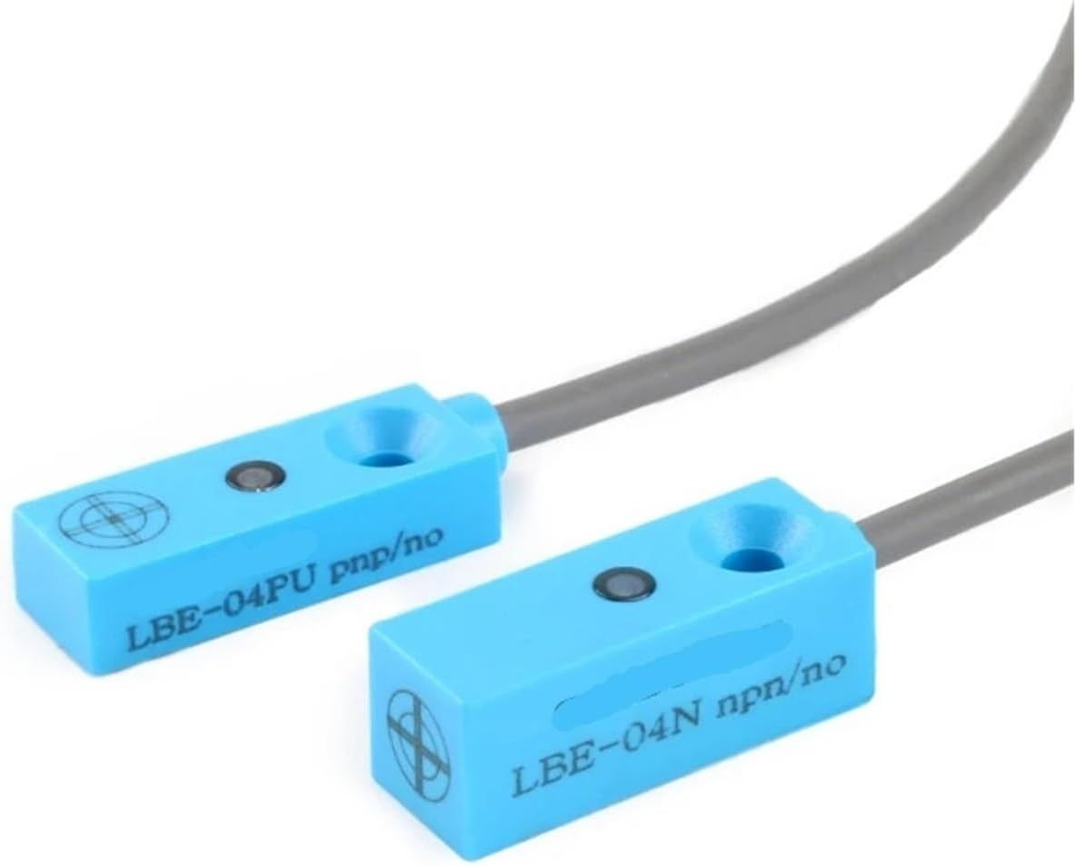 IP68 4mm Small ABS housing Non-Flush inductive Proximity Detection Switch Sensor LBE-04 Suitable for PLC NPN/PNP DC 12V 24V(10x6mm,NPN NO)