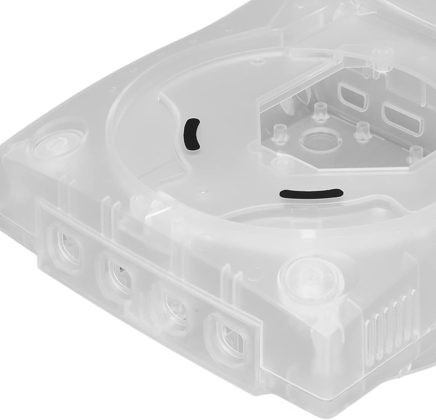 Translucent Plastic Case Retro Replacement Housing Shell for DC Game, Professional Accessories
