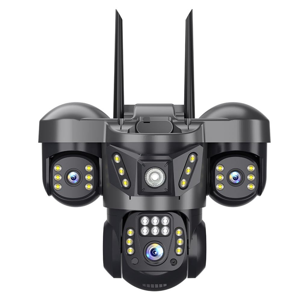Trion 5MP*3 4G SIM CCTV Camera for Home Outdoor | Triple Lens Camera Without WiFi | Color Night Vision, Pan Tilt, Motion Alerts | Outdoor Security Camera-picture-26