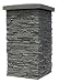 NextStone Slatestone 16" x 16" x 30" Faux Polyurethane Stone Column Wrap - Rundle Ridge