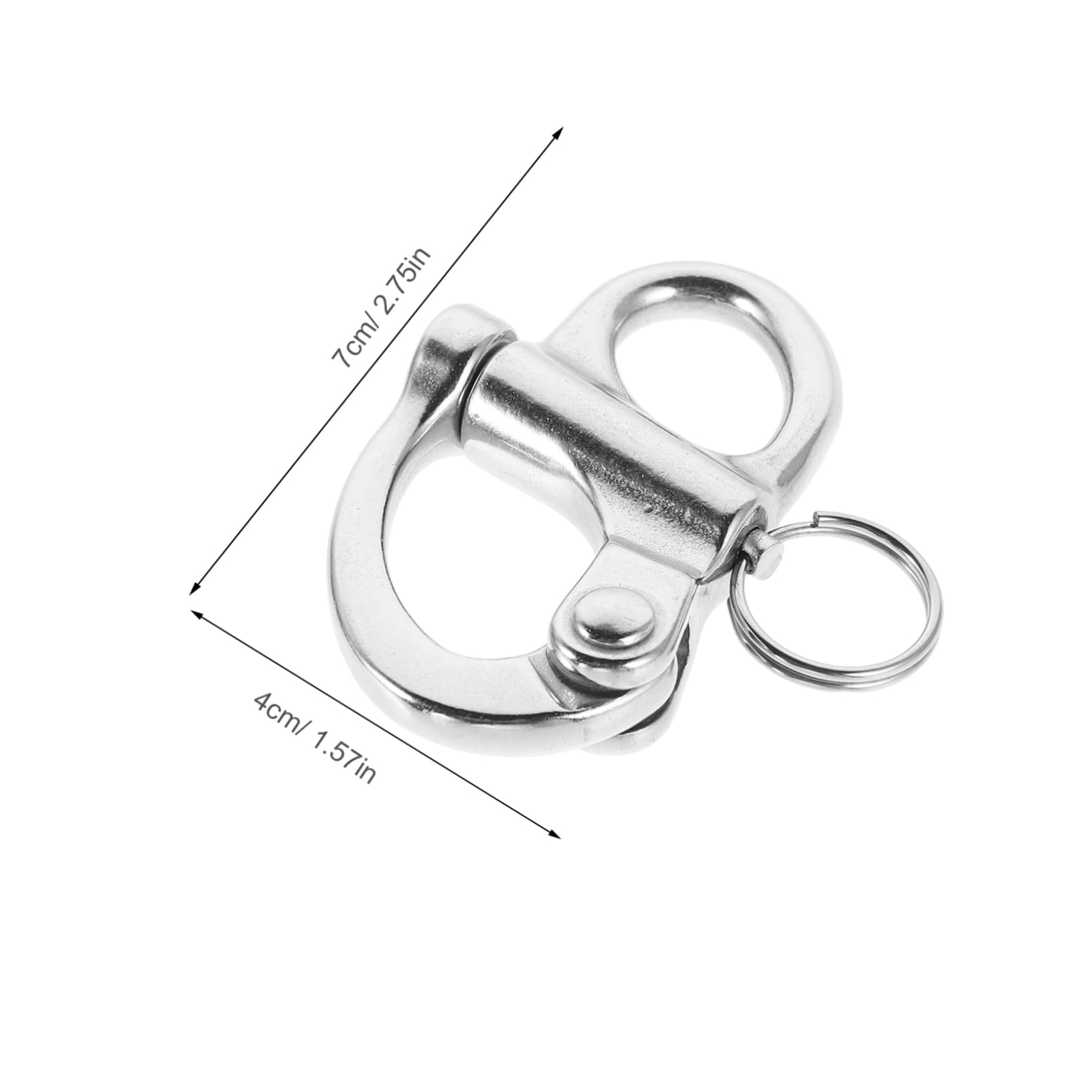 ifundom Stainless Steel Grade Snap Shackle Quick Release Hook for Sailing Boating and Rigging Versatile and Easy to Use