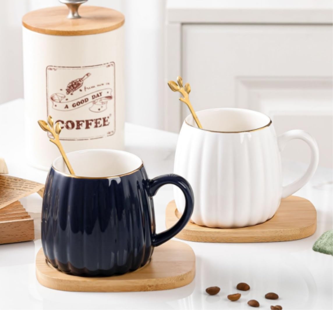 Tazas de Té Tazas Desayuno Tazas Taza De Café Taza De Té Divertida Taza De Cerámica De Café Taza De Té con Leche De Porcelana para La Oficina Y El Hogar Tazas De Café Tazas Tazas de Cafe (Color : B,