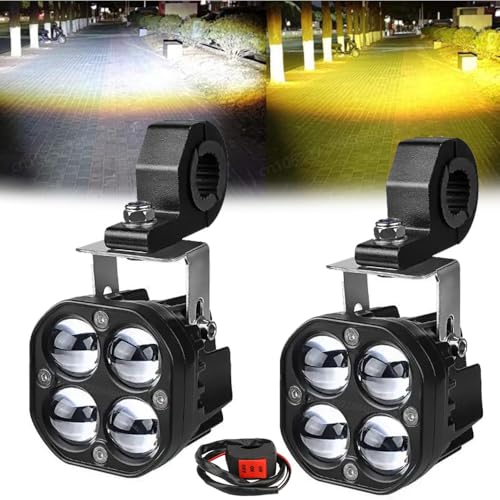 Phare auxiliaire Led bicolore 200W pour ne plus redouter le brouillard - 2