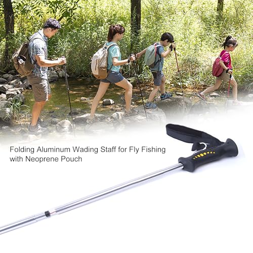 Bâton de pêche pliable pour explorer les rivières en randonnée alpine - 6